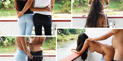 Witness Slsexystrips, the uber-sexy Sinhala honey, get her meaty boobies banged