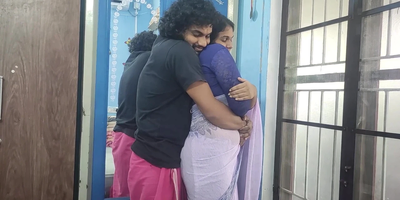 Hot Malayali girlfriend in saree loves encircling suck and ride plough she gets