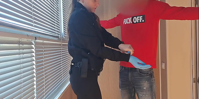 Submissive Grustina Nectaria gets dominated coupled with fucked hard in airport