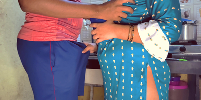 Desi step-sister caught and fucked by boyfriend at hand hot homemade copulation