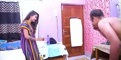 Desi Bhabhi gets her mean pussy drilled by a young Indian Devar while home alone