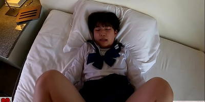 Nubile Chinese teen Taco enjoys deepthroating and procurement her frowardness