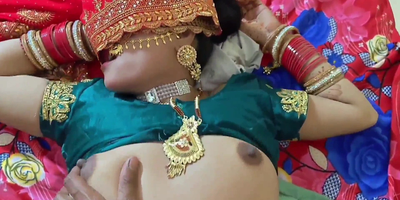 Beautiful Indian couple dedicated to passionate bedchamber activities